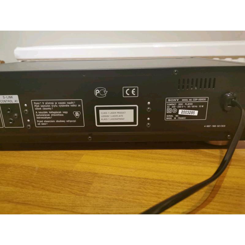 Sony CDP-XB920 QS CD player