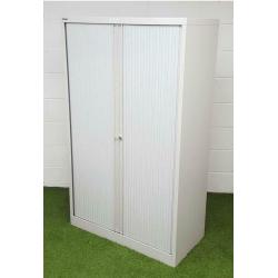Lockable Cupboard - Bisley Sliding Door Tambour Cupboard