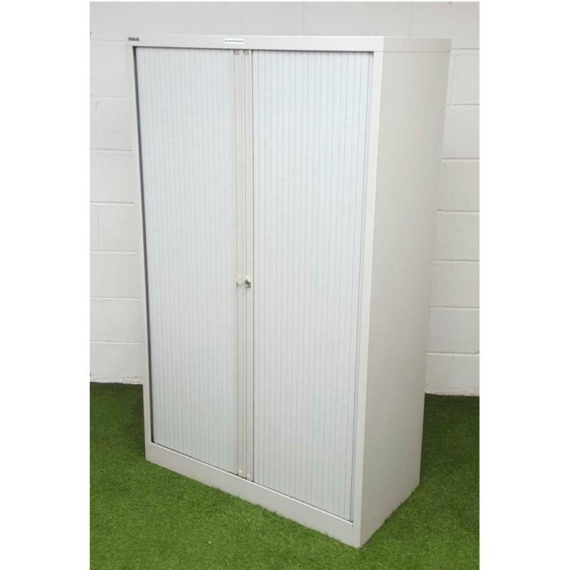 Lockable Cupboard - Bisley Sliding Door Tambour Cupboard