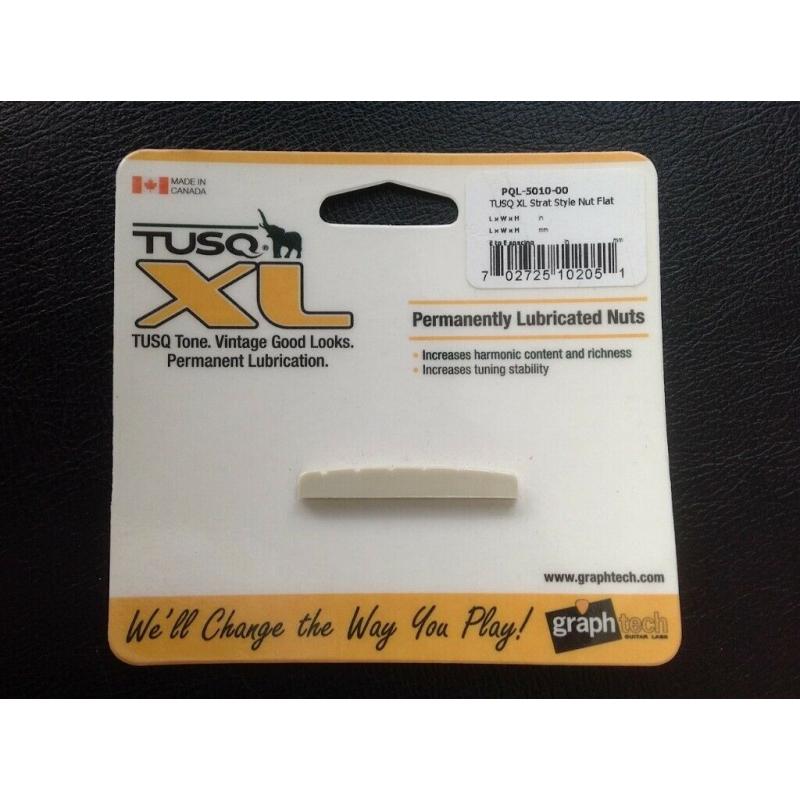 TUSQ XL Nut. Strat Style Nut Flat. PQL-5010-00. NEW!