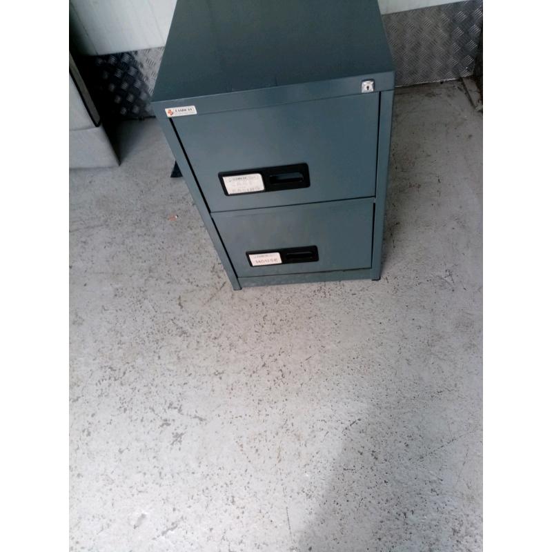2 draw filing cabinet