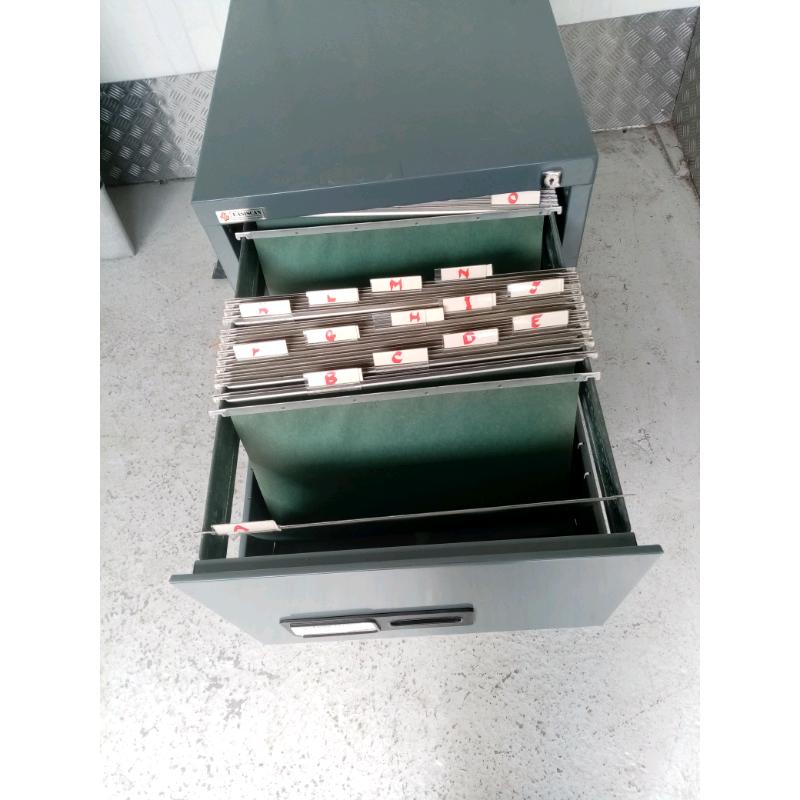 2 draw filing cabinet
