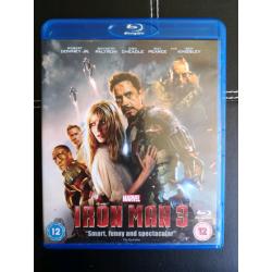 Iron Man 3 blu ray