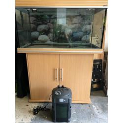 Aqua One tropical fish tank full set up