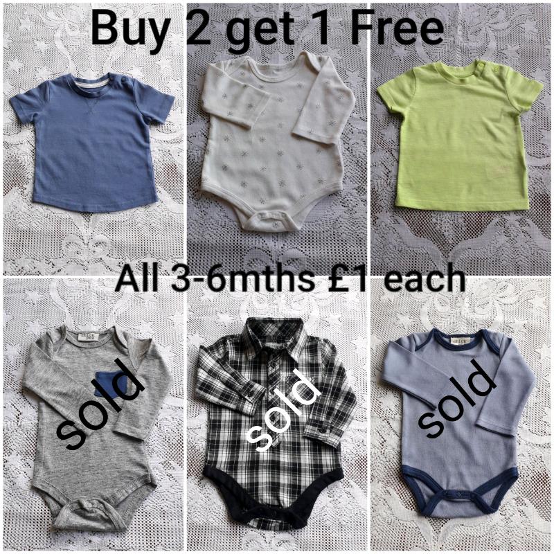 BABY CLOTHES BUY 2 GET 1 FREE