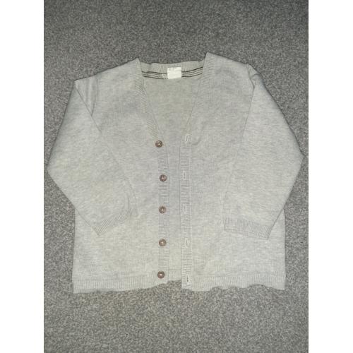 12-18 months old boy grey cardigan