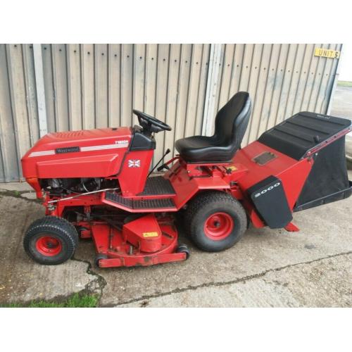 WESTWOOD T1800 48" CUT RIDE ON MOWER WITH COLLECTOR PRICE REDUCED TO ?1400....