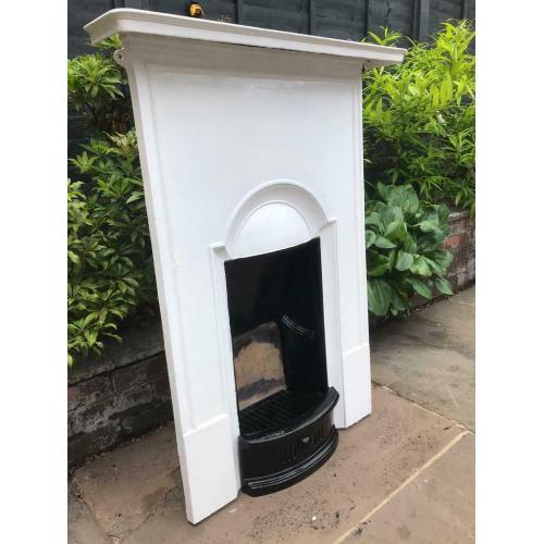 Cast iron bedroom fireplace