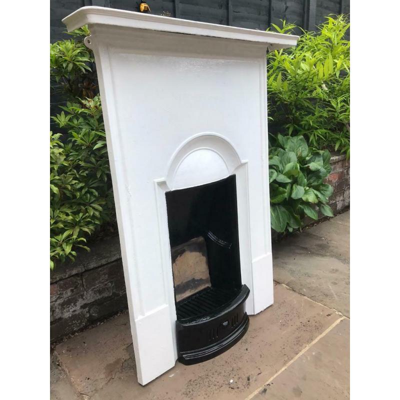 Cast iron bedroom fireplace