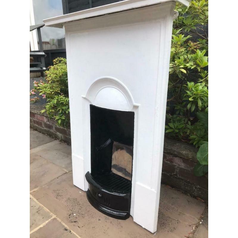 Cast iron bedroom fireplace