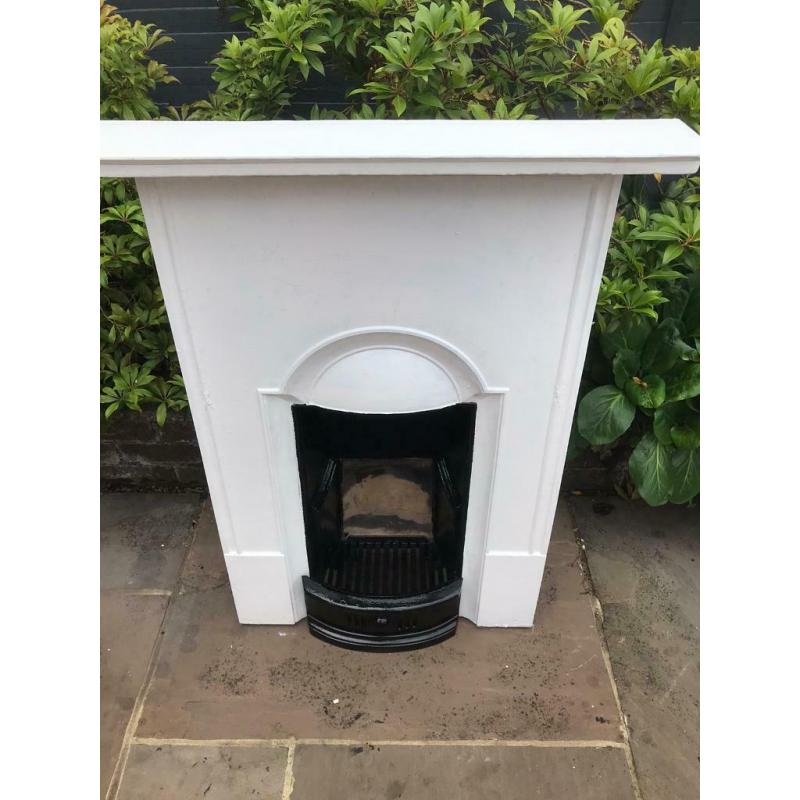 Cast iron bedroom fireplace
