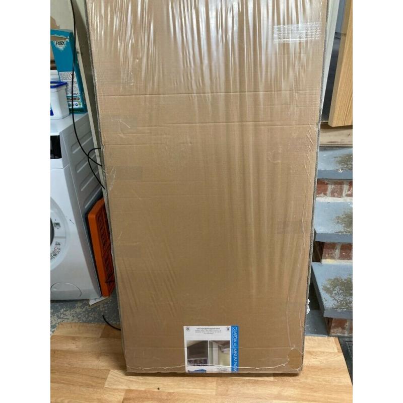 Eastbrook Guardia 600 x 1420 Horizontal Matt White Designer Radiator