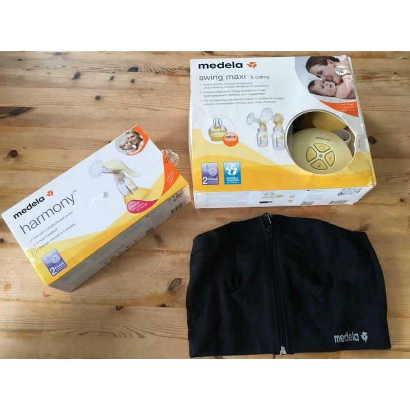 Double Medela Maxi Swing Breast Pump (+ additional extras)
