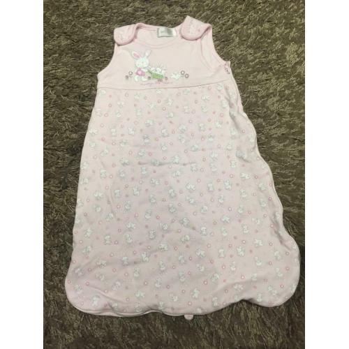 Pale Pink Sleep Bag. 0-6 months. Only 50p.
