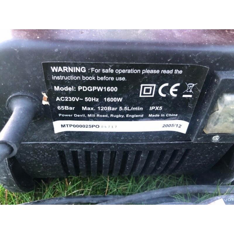 Power devil pressure washer