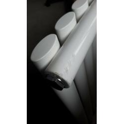 Milano Aruba - White Horizontal Oval Designer Radiator - Single - BRAND NEW