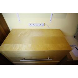 Ikea filing cabinet in natural Beech