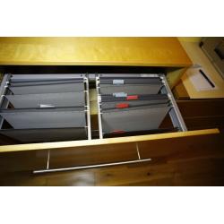 Ikea filing cabinet in natural Beech