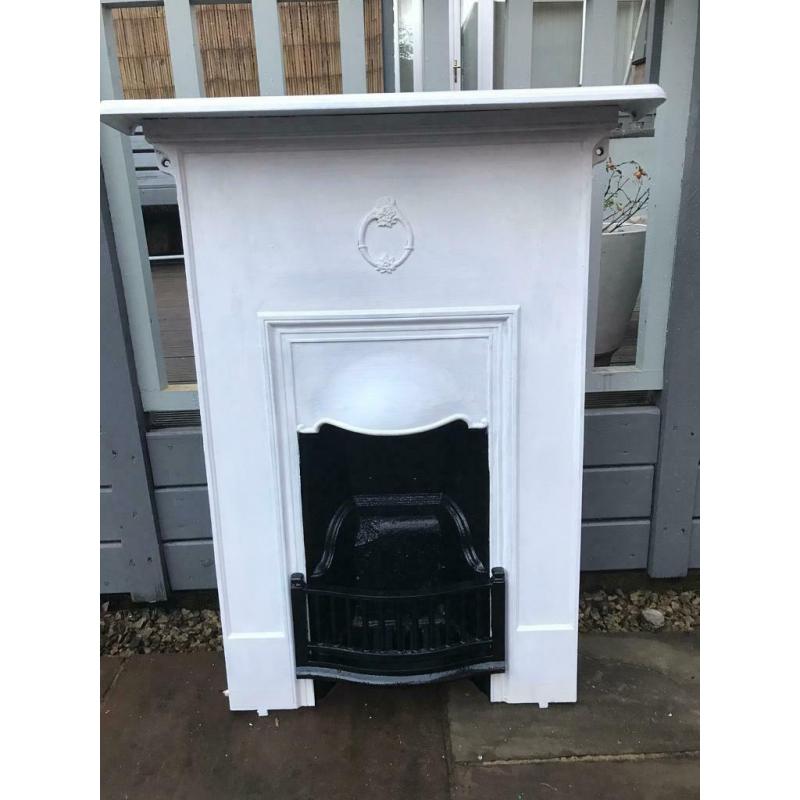 Cast iron bedroom fireplace