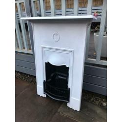 Cast iron bedroom fireplace