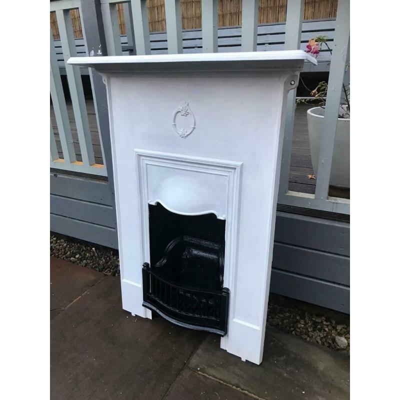 Cast iron bedroom fireplace