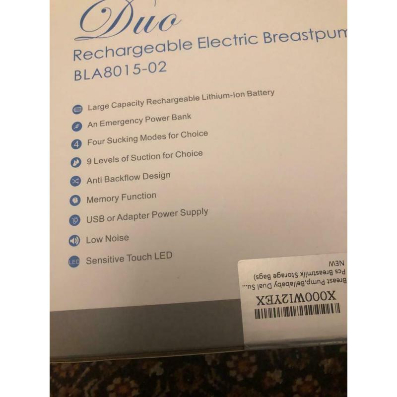 Bellababy duo electric breastpump
