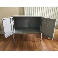 4 x IKEA LIXHULT Steel Cabinets, Storage Units, metal, grey, 60x35 cm, excellent condition