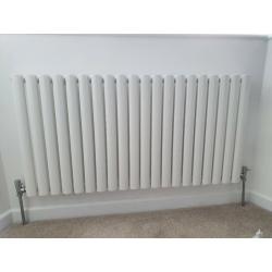 Milano Aruba designer Radiator 600 x 1180 White (single)