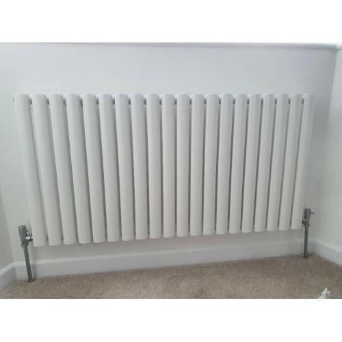 Milano Aruba designer Radiator 600 x 1180 White (single)