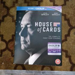 House of cards The Complete 1-4 seasons On blu ray