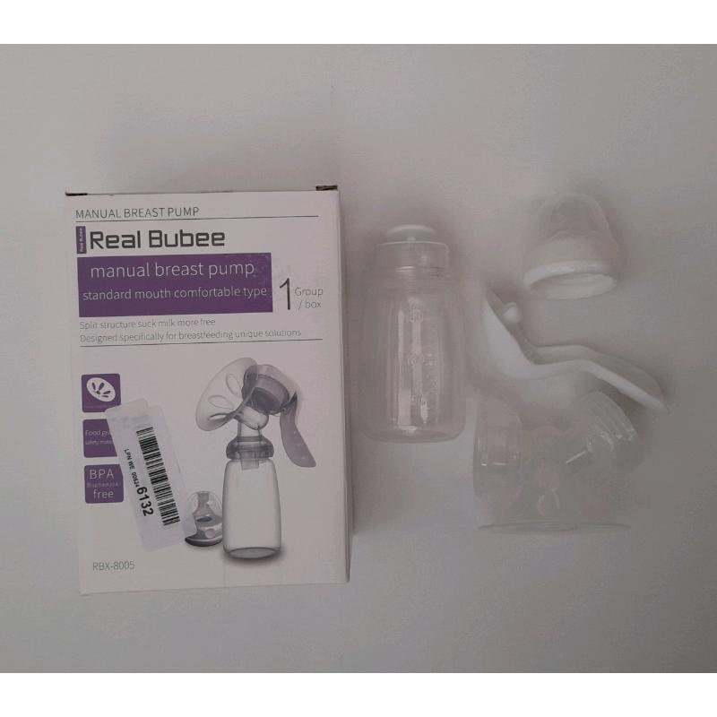 Manual breast pump.