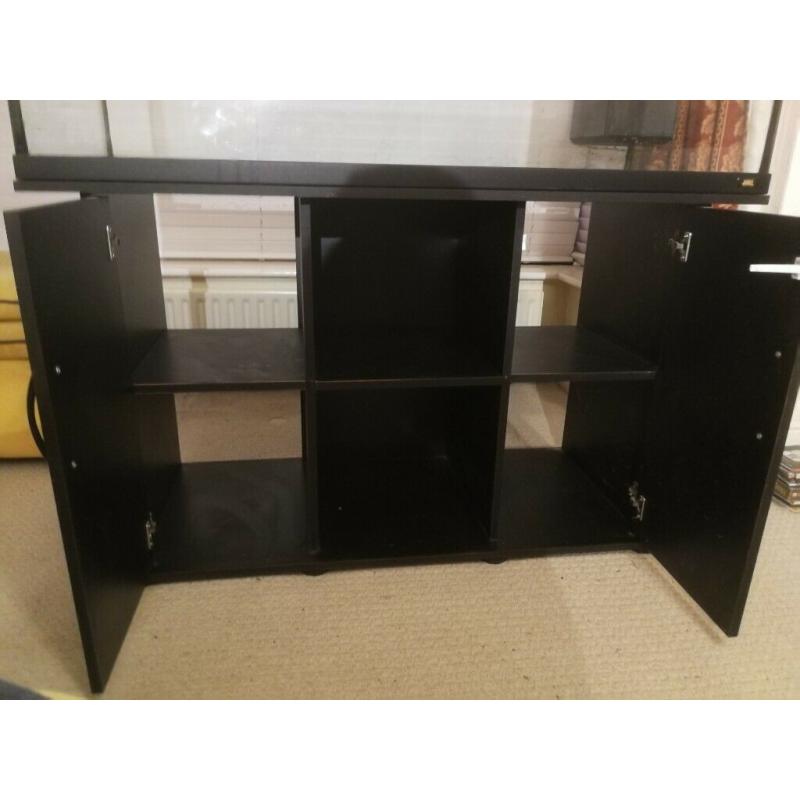 Large Aquarium (121 x 51 x 133 cm) with wooden stand