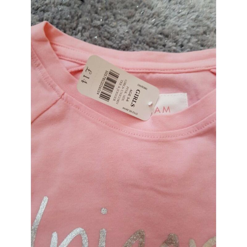 Girls unicorn pyjamas