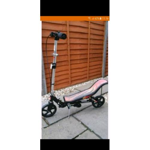 Space scooter. Matt black. Unisex. Was ?100 new.