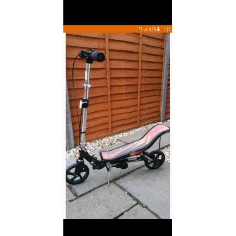 Space scooter. Matt black. Unisex. Was ?100 new.