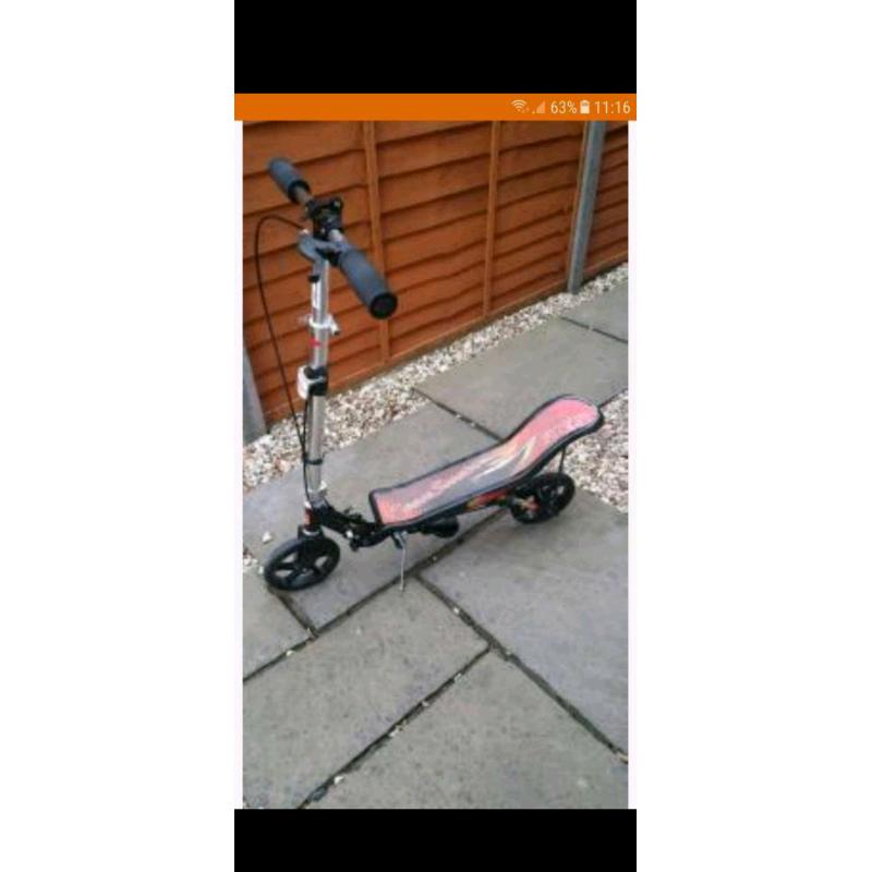 Space scooter. Matt black. Unisex. Was ?100 new.