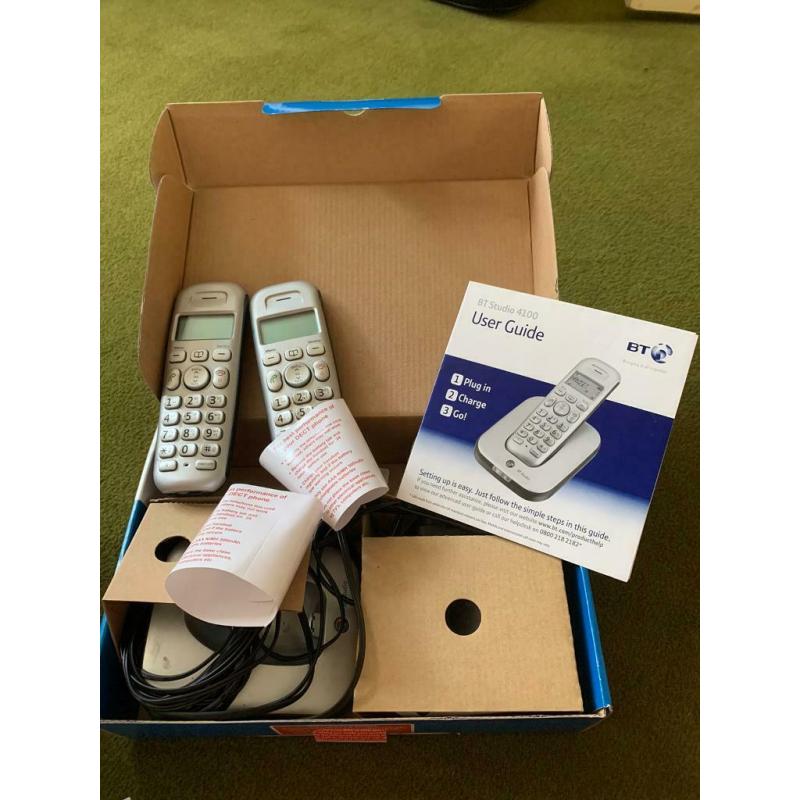 BT Studio 4100 2 Digital Cordless Handsets