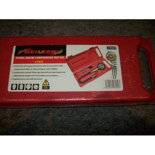 Brand new petrol compression tester