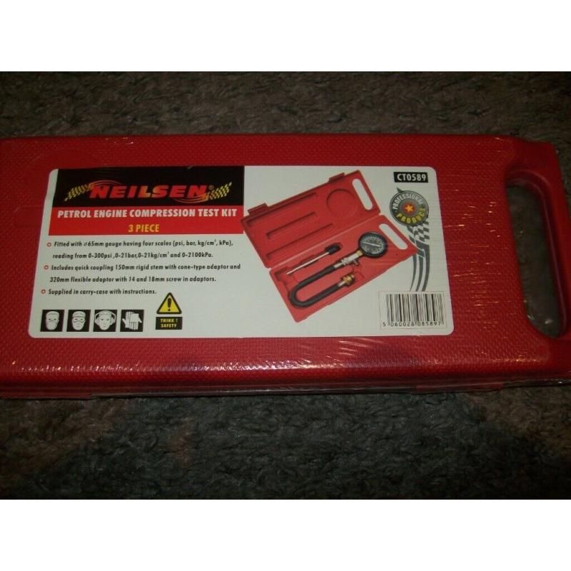Brand new petrol compression tester