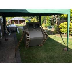 Nerf gun Playhouse climbing frame WW1 Mk1 Tank