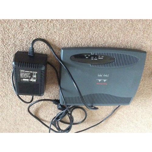 Cisco 1600 router with power supply unit