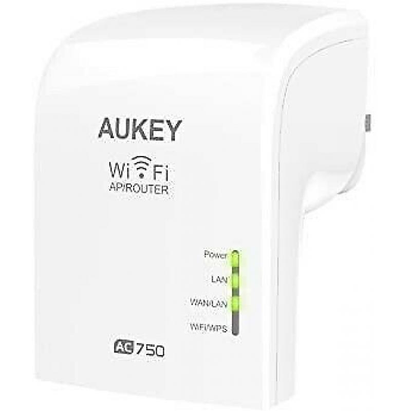 Wi-Fi Dual Band Range Extender and Amplifier - White