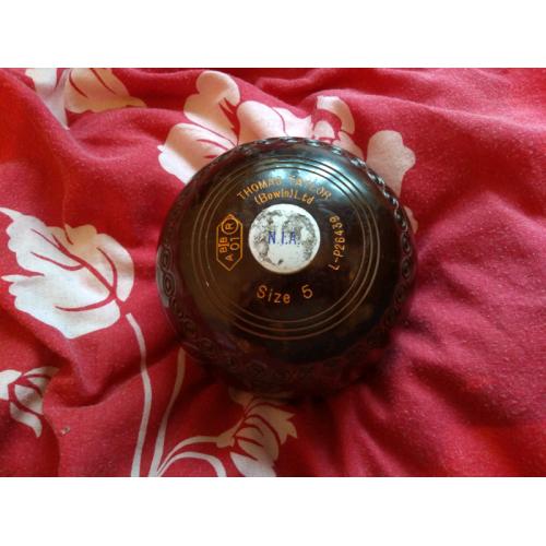 Thomas Taylor bowls Ltd size 5