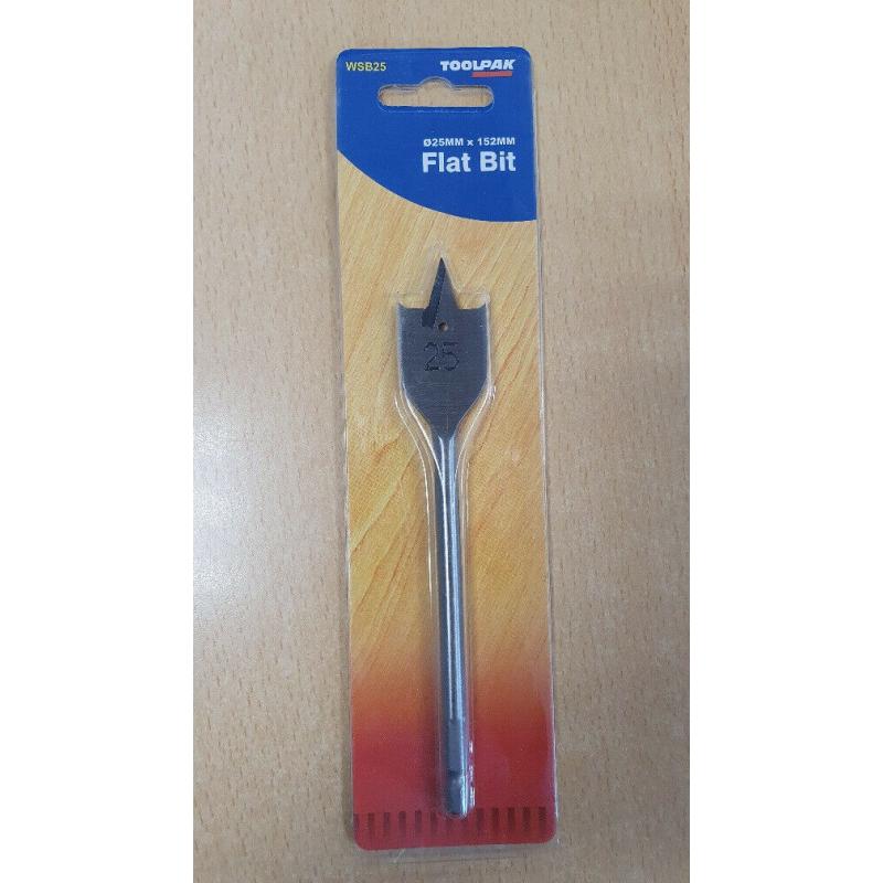 Brand New 25mm x 152mm Machine Flat Wood Spade Drill Bit