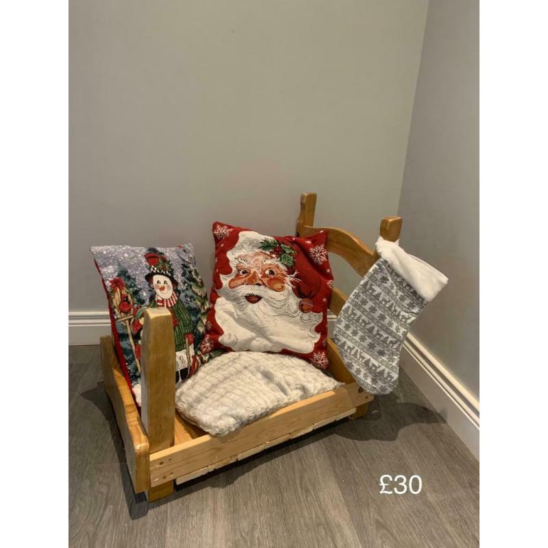 Mini human style dog beds