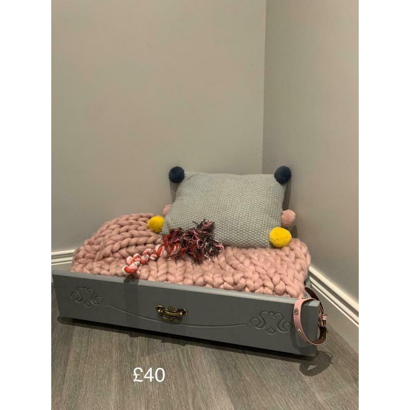 Mini human style dog beds