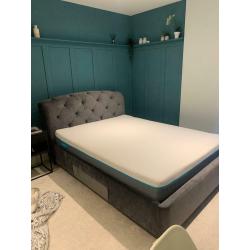 Next Hartford King size bed frame