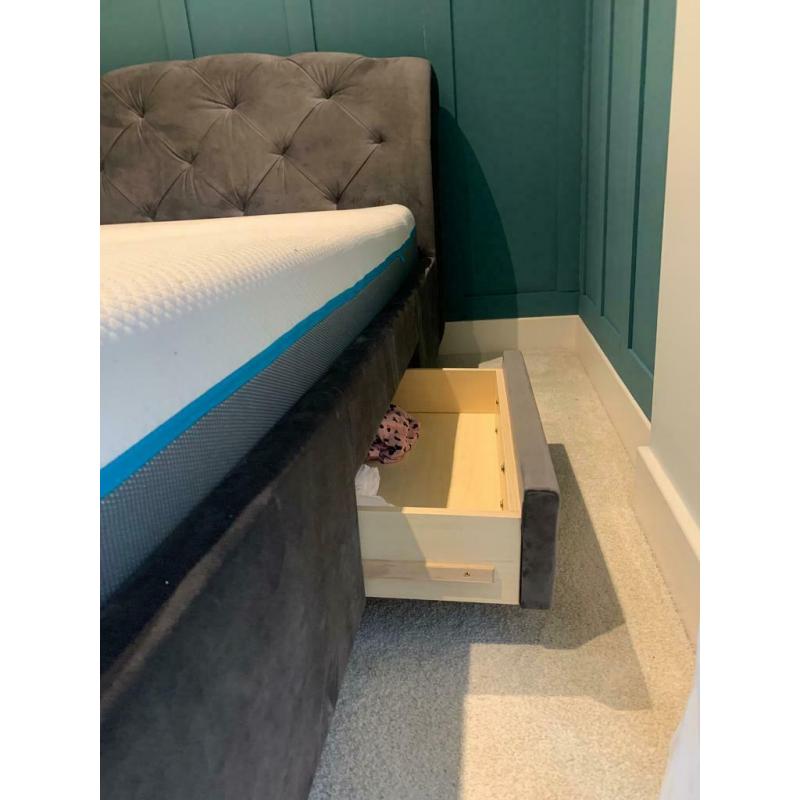 Next Hartford King size bed frame