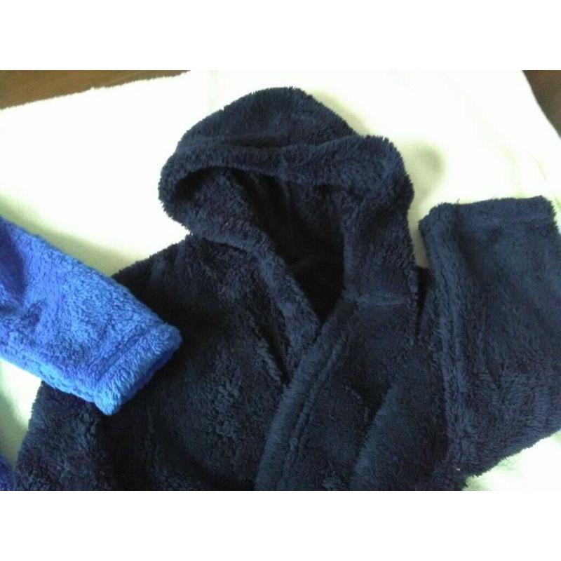 Boys Brand NEW Alien fleece Pyjamas 3D eyes on + Navy Dressing Gown Age 5-6 WILL POST