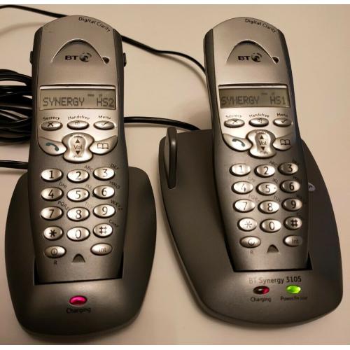 BT Synergy 310s digital cordless phone (2 handsets)